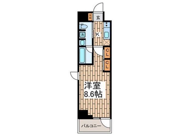 アジールコート雪が谷大塚の物件間取画像